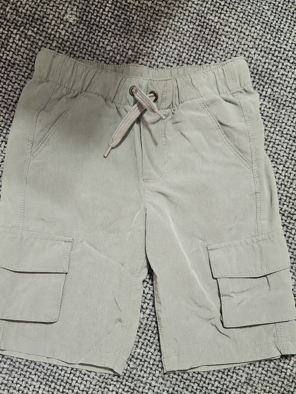 Old Navy Boys Light Taupe Cargo Shorts